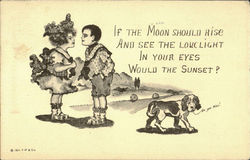 If the Moon Should Rise Postcard