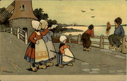 Dutch Scene Postcard