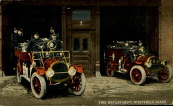 Fire Department Postcard