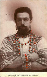 William Faversham As Herod Postcard Postcard