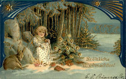 Srchliche Weihnachten! Postcard