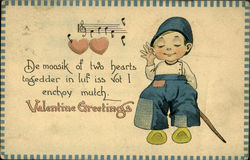 Valentine Greetings Postcard