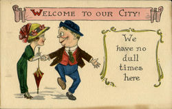 Welcome To Our City! Travel Postcard Postcard