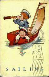 Sailing Postcard