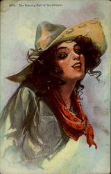 The Echoing Call Of The Cowgirl Postcard