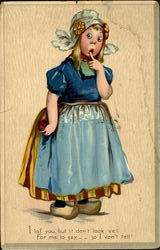 Dutch Girl Dutch Children Postcard Postcard