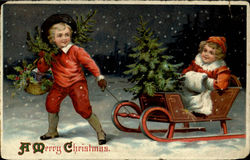 A Merry Christmas Postcard