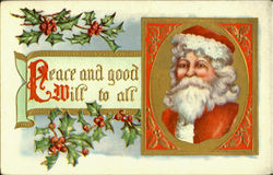 Peace And Good Will To All Postcard