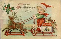 A Happy Christmas Postcard