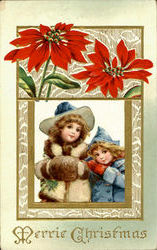 Merry Christmas Children Postcard Postcard