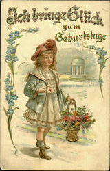 Jch Brings Gllick Zum Geburtstage Postcard