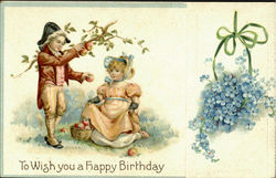 To Wish You A Happy Birthday Postcard