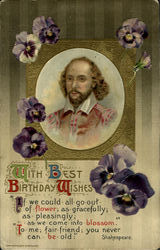 With Best Birthday Wishes Postcard