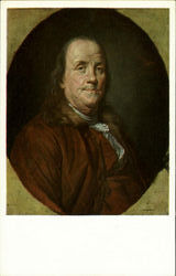 Benjamin Franklin Art Postcard Postcard