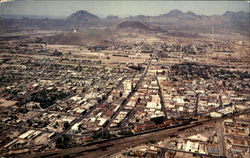 Aerial View Tucson, AZ Postcard Postcard