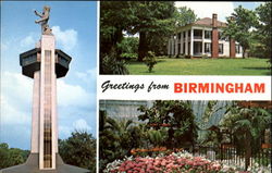 Greetings From Birmingham Alabama Postcard Postcard