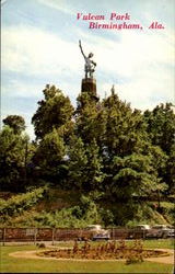 Greetings From Vulcan Park Birmingham, AL Postcard Postcard