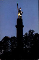 Vulcan At Night, Vulcan Park Postcard