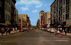 Market Street Harrisburg, PA Postcard Postcard