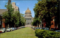 Capitol Entrance And Dome Postcard