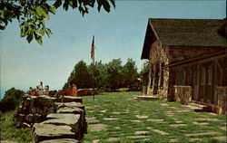 Pictorial View Of Terrace Mount Magazine Lodge Paris, AR Postcard Postcard