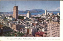 The Golden Gate From Top Of The Mark Postcard