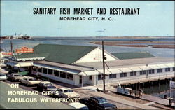 Sanitary Fish Market And Restaurant Postcard