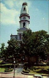 Logan County Court House Bellefontaine, OH Postcard Postcard