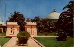 Entrance To Rosicrucian Park San Jose, CA Postcard Postcard