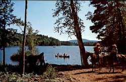 Ridin Hy Ranch Resort, Sherman Lake Warrensburg, NY Postcard Postcard