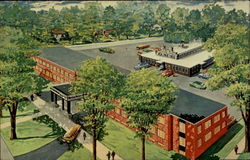 Carriage House Motor Inn, Washington St. Postcard