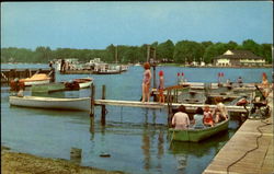 Ferry Commuting Between Bemus Point And Stowe Chautauqua, NY Postcard Postcard