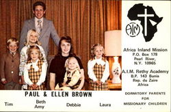 Paul & Ellen Brown Postcard