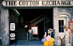 The Cotton Exchange, Historic Downtown Postcard