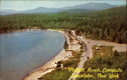 Moffitt Beach Campsite Speculator, NY Postcard Postcard