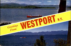 Greetings From Westport Postcard