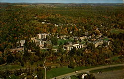 Aerial View Houghton College Campus New York Postcard Postcard