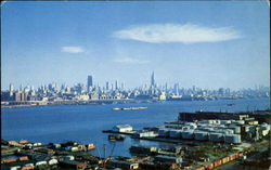 Commercial Docks Of New Jersey Postcard