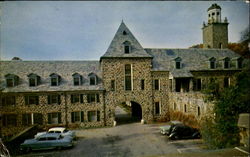 Courtyard At Administration Building, Valeria Home Postcard