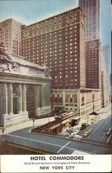 Hotel Commodore, 42nd Street Postcard