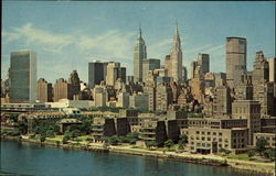 Midtown Manhattan Skyline New York, NY Postcard Postcard