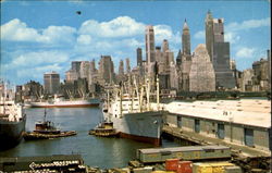 Lower Manhattan Skyline Postcard