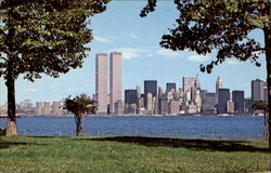 Lower Manhattan Skyline Postcard