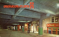 Underground Atlanta Postcard