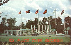 Six Flags Over Georgia, 1-20 West Postcard