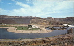 Lucky Peak Dam Postcard