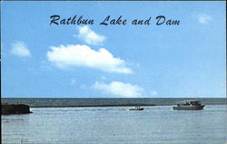 Rathbun Lake And Dam Iowa Postcard Postcard