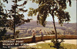 Lookout Point, Wildcat Mt. State Park Postcard