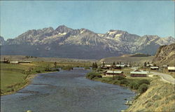 Lower Stanley Upper Stanley, On the Salmon River Postcard