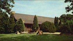 Rustic Lodge, Eagle Point Park Clinton, IA Postcard Postcard